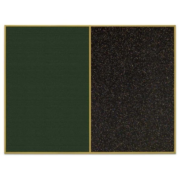 Sliding Door Indoor Enclosed Corkboard, 9, UNITED VISUAL PRODUCTS, Mfr# UV9011ACS-WHITE-CORK